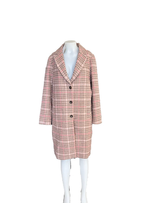 Ex Joules Women's Long Overcoat (Size 10)