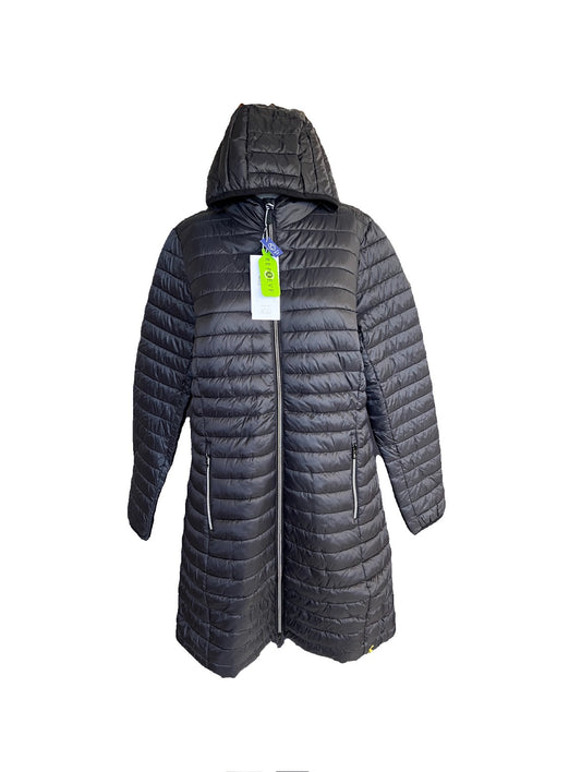 Ex Joules Women's Long Padded Coat (Size 14)