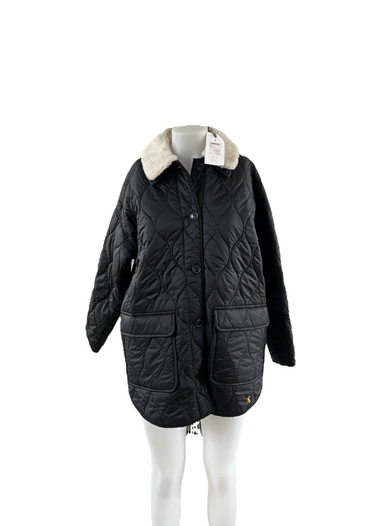 Ex Joules Women's Black Quilted Jacket