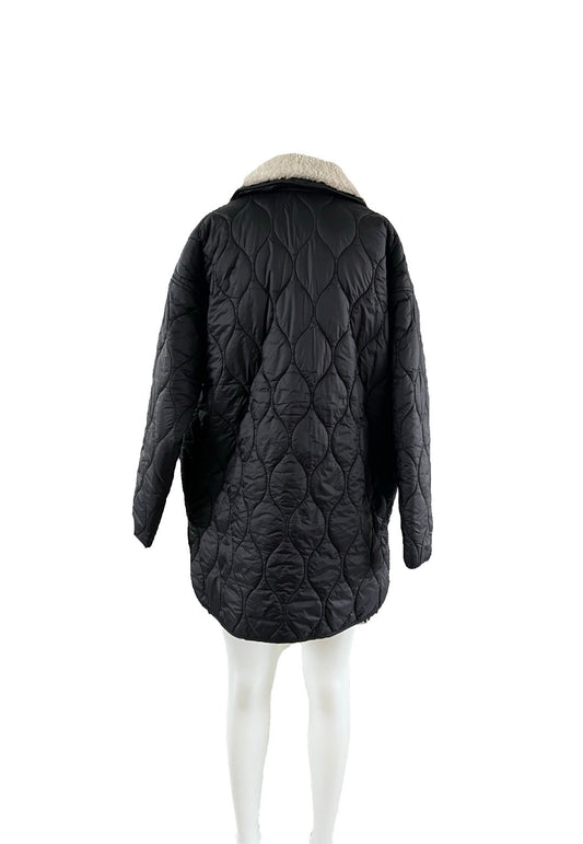 Ex Joules Women's Black Quilted Jacket