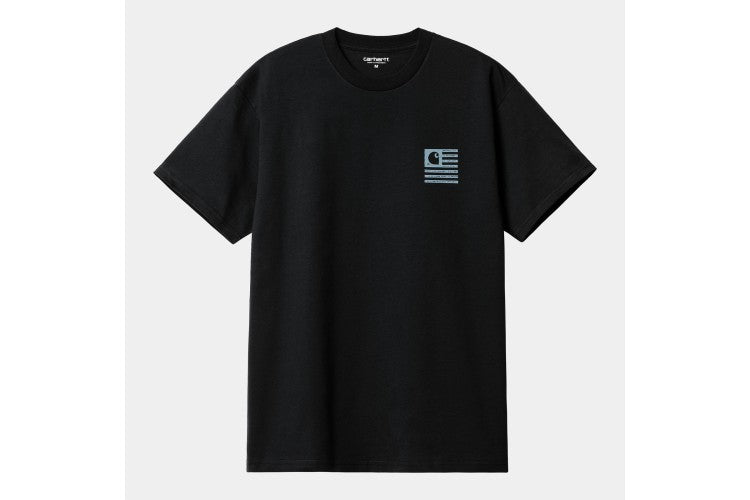 Ex Carhartt Navy 'State Flag' T-Shirt