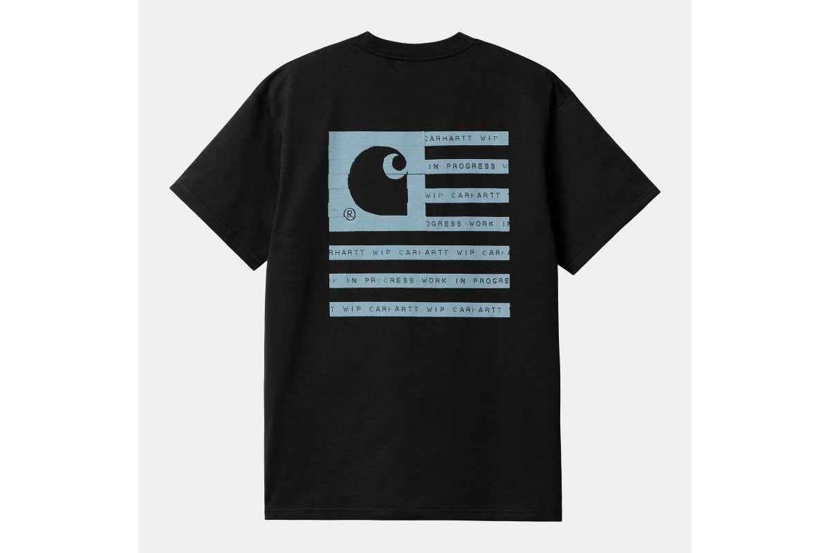 Ex Carhartt Navy 'State Flag' T-Shirt