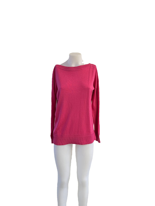 Ex Joules Women's Pink Jumper (Size 6)