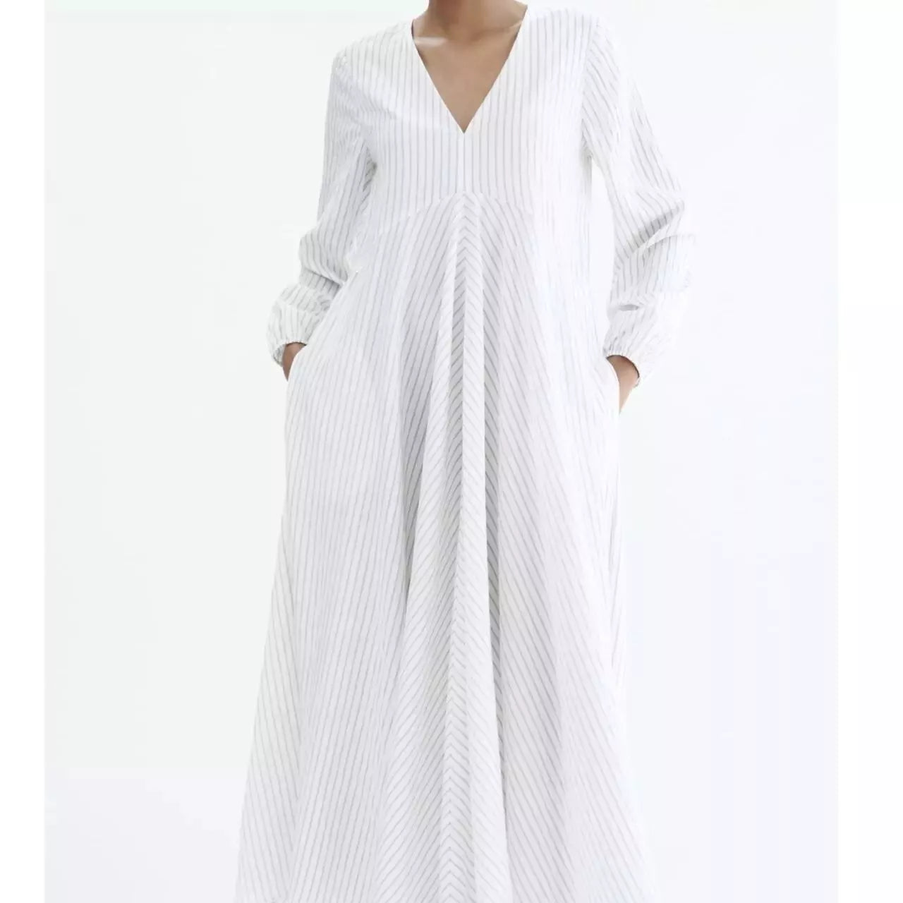 Ex Zara White Oyster Dress (Various Sizes)