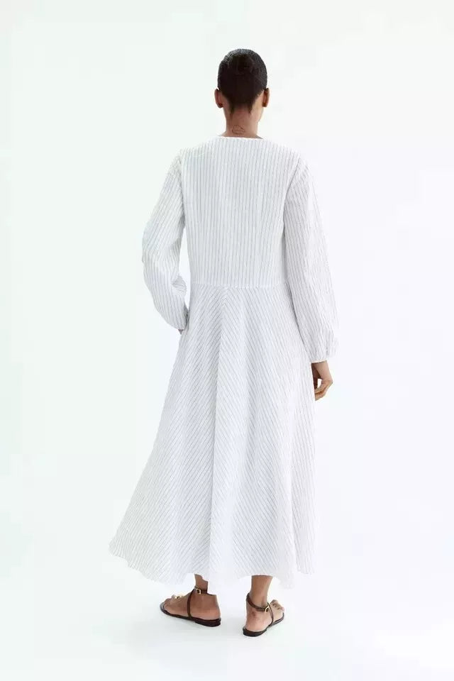 Ex Zara White Oyster Dress (Various Sizes)